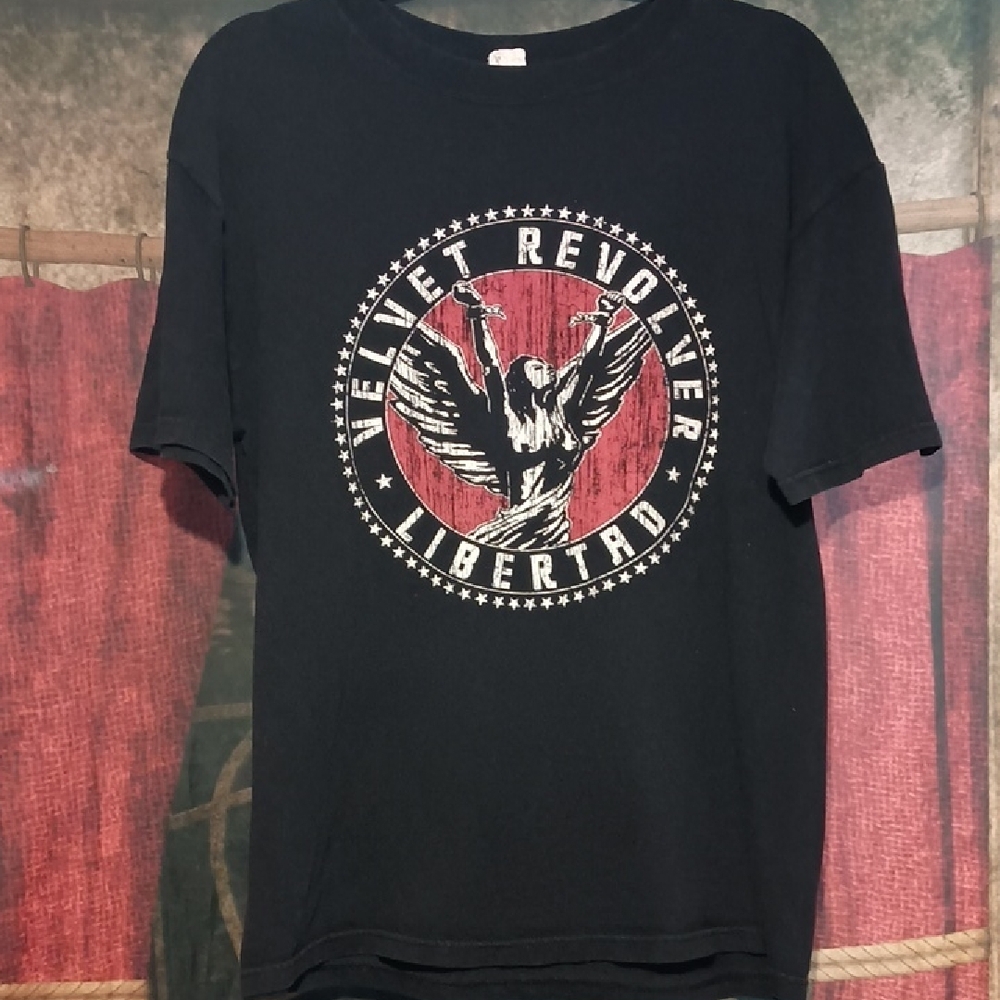 Velvet Revolver Tour 2001 Y2k Vintage Black T-Shirt